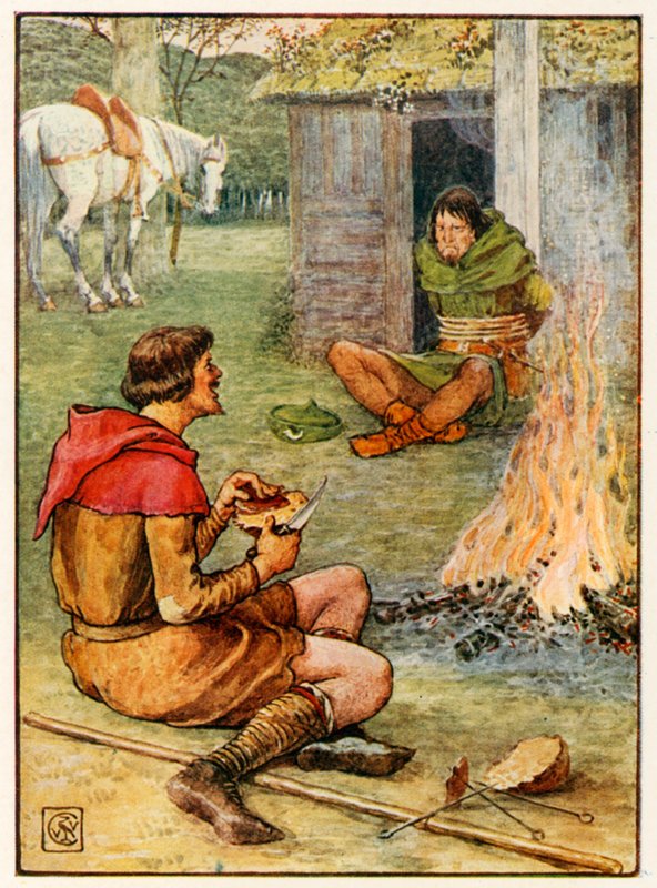 Pikku John ja metsänhoitaja tekijältä Walter Crane