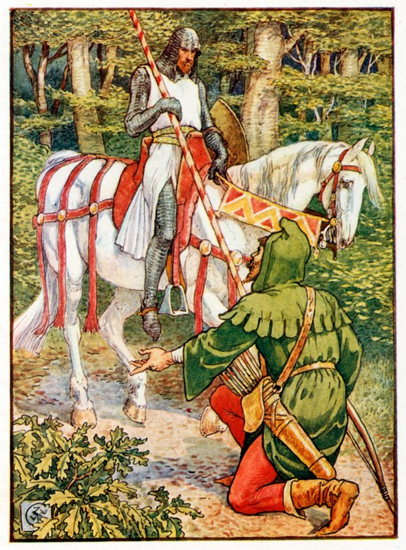 Lyttel John ja Kirjahte tekijältä Walter Crane