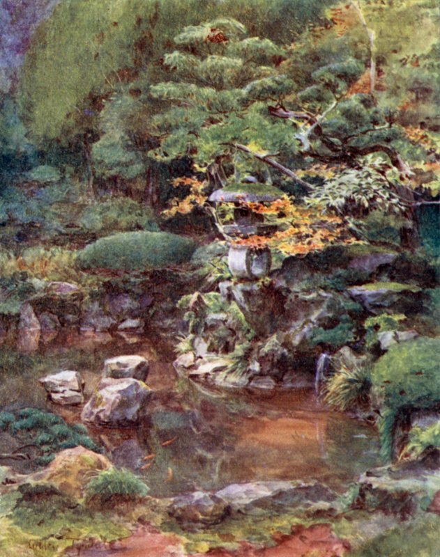 Puutarha Ashinoyussa tekijältä Walter Frederick Roofe Tyndale