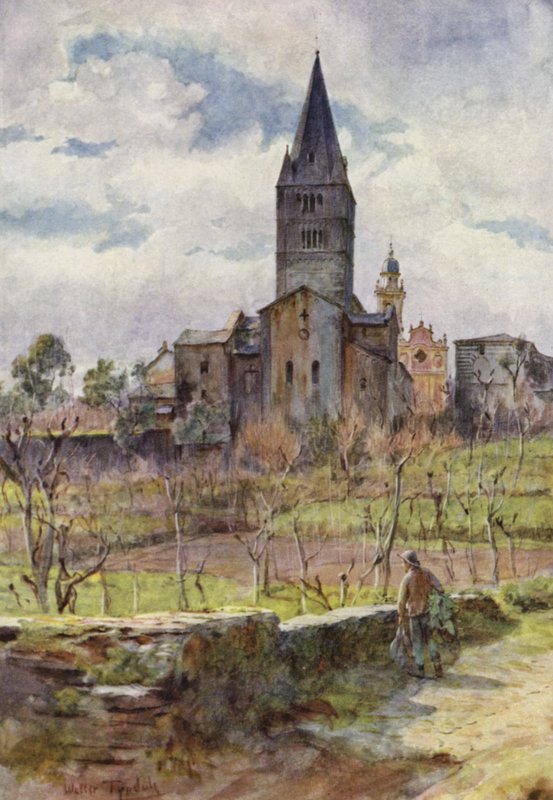 San Salvatore, Italia (väri litho) tekijältä Walter Frederick Roofe Tyndale