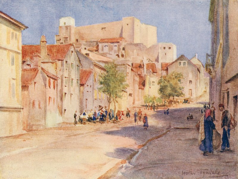 The High Street, Sebenico (värilitro) tekijältä Walter Frederick Roofe Tyndale
