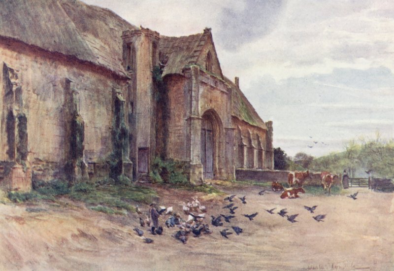 Wessex: Abbotsbury, lähellä Weymouthia (värilitro). tekijältä Walter Frederick Roofe Tyndale