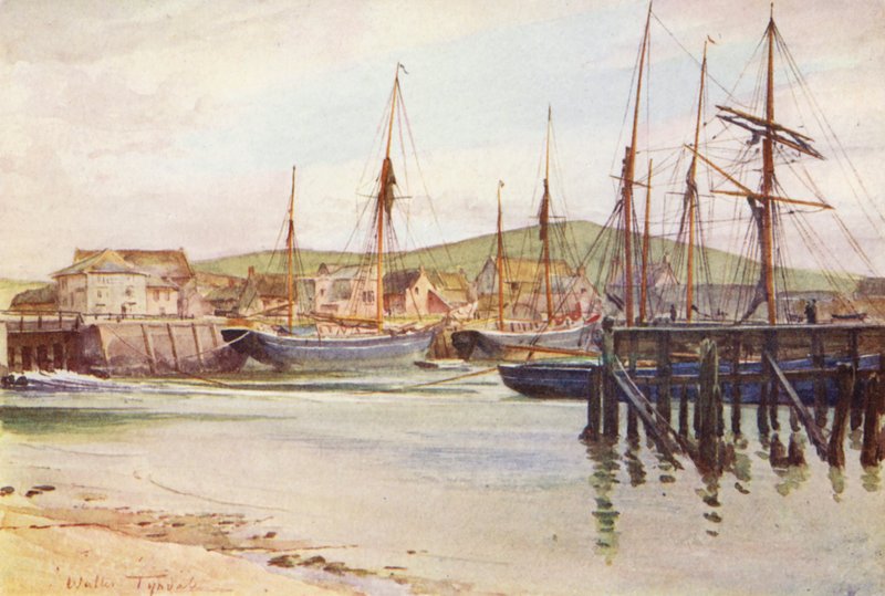 Wessex: Bridport, Wessexin romaanien "Port Bredy" (värilitro). tekijältä Walter Frederick Roofe Tyndale