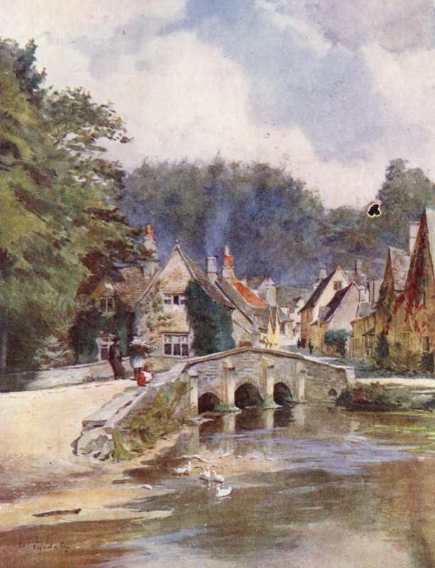 Wessex: Castle Combe, North Wilts (värilitro). tekijältä Walter Frederick Roofe Tyndale