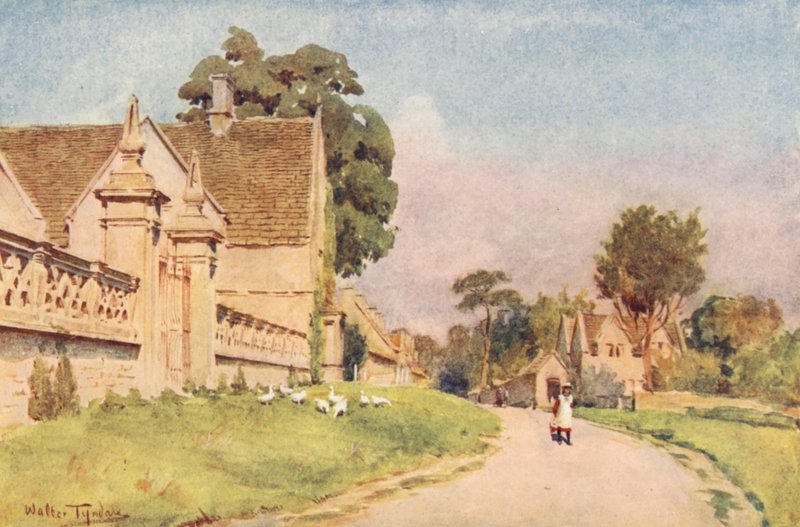 Wessex: Claverton Manor, lähellä Bathia (värilitro). tekijältä Walter Frederick Roofe Tyndale