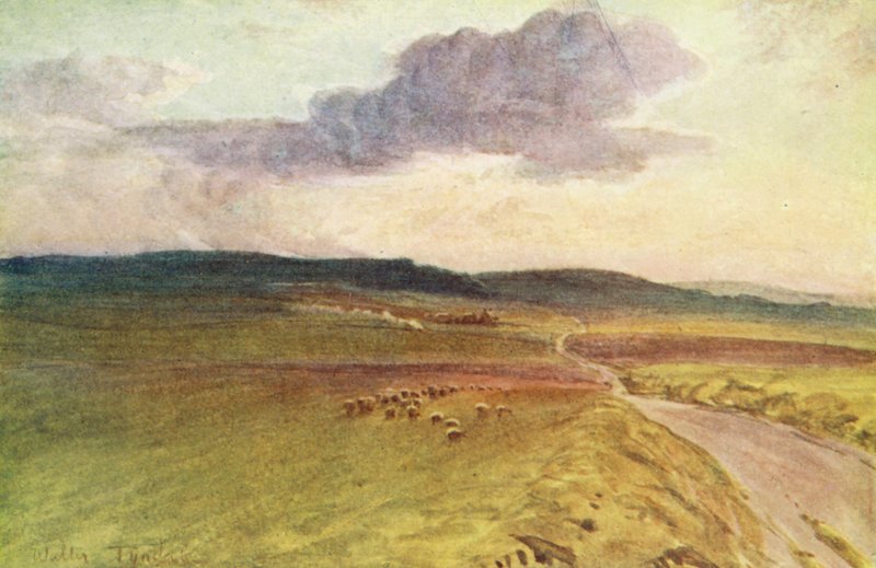 Wessex: Dorchesterin Maiden Castle, Dorchester (värilitro). tekijältä Walter Frederick Roofe Tyndale