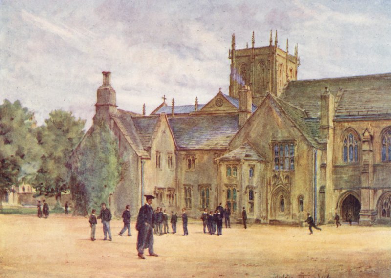 Wessex: Sherborne College (värilitro): Wessex: Sherborne College (värilitro) tekijältä Walter Frederick Roofe Tyndale