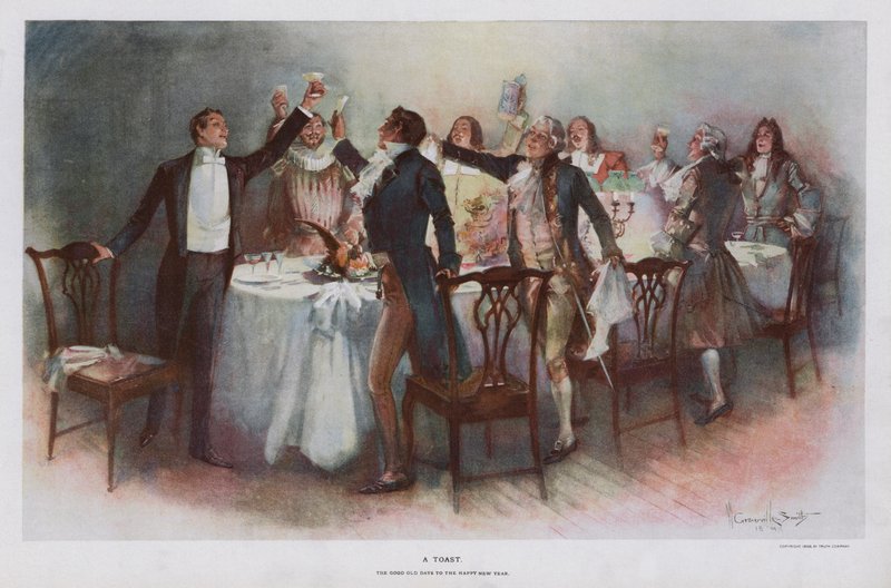 Paahtoleipä (väri litho) tekijältä Walter Granville Smith