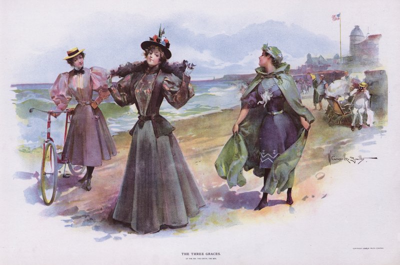 Kolme armoa (väri litho) tekijältä Walter Granville Smith