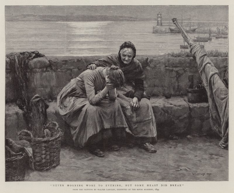 Ei koskaan kulunut aamusta iltaan, mutta sydän särkyi tekijältä Walter Langley