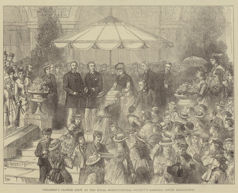 Lasten kukkanäyttely Royal Horticultural Society