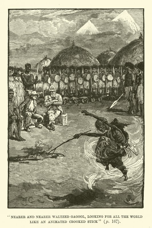 H Rider Haggardin kuvitus King Solomons Minesille tekijältä Walter Paget