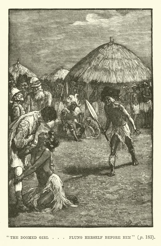 H Rider Haggardin kuvitus King Solomons Minesille tekijältä Walter Paget