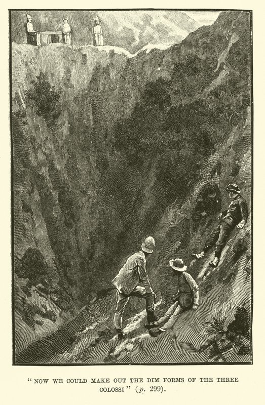 H Rider Haggardin kuvitus King Solomons Minesille tekijältä Walter Paget