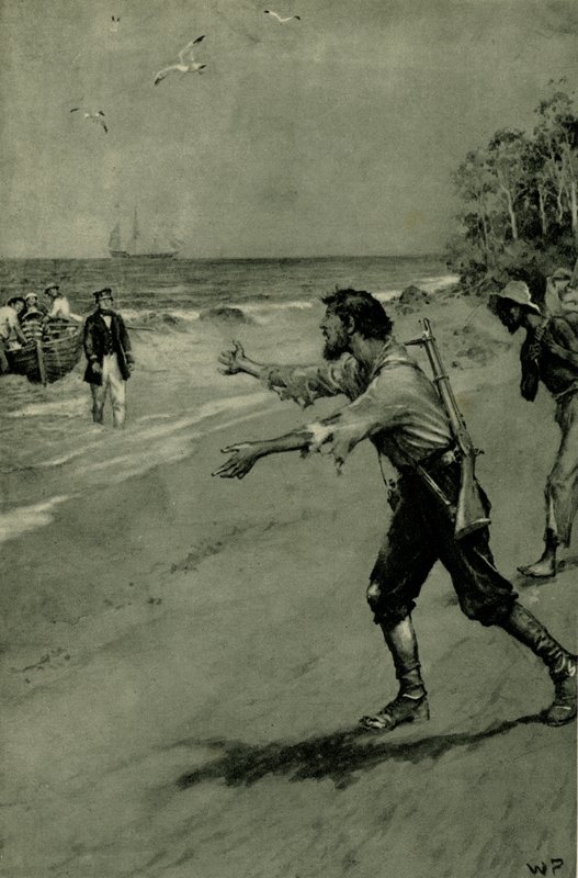 Edward John Eyren matkan loppu tekijältä Walter Paget