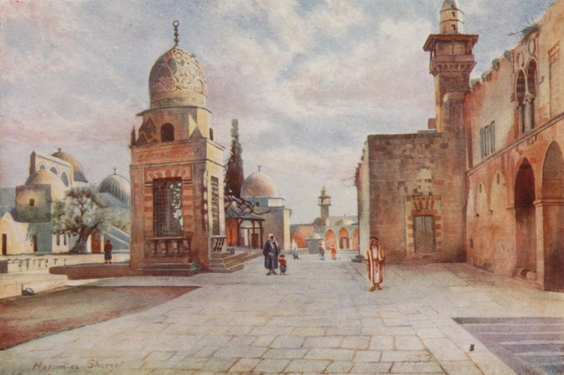 Jerusalem: Kite Bayn kupoli, Haram-el-Sheriff tekijältä Walter Spencer Stanhope Tyrwhitt