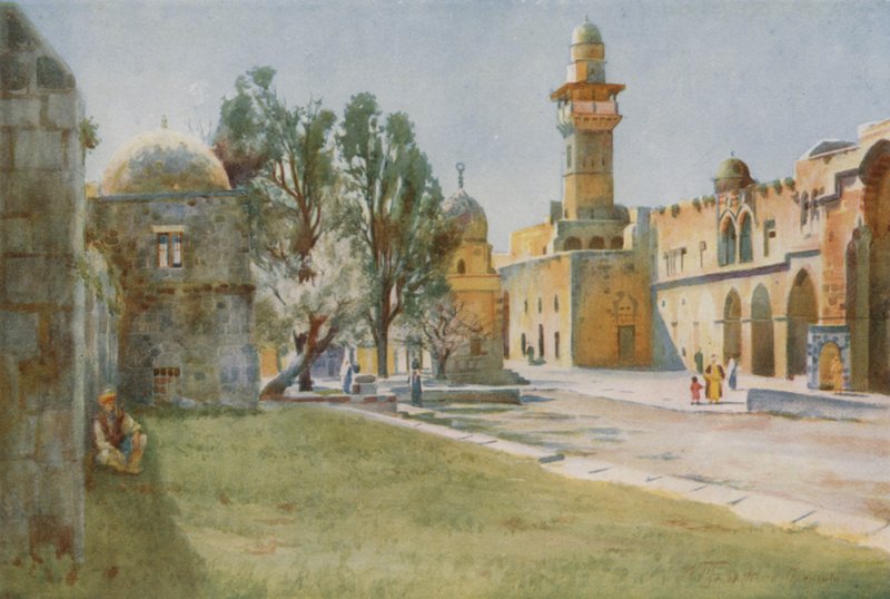 Puuvillakauppiaiden portti, Jerusalem tekijältä Walter Spencer Stanhope Tyrwhitt