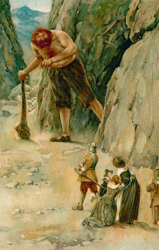 Herra Isosydän meni tapaamaan jättiläistä, ja kulkiessaan hän veti miekkansa tekijältä Walter Stanley Paget