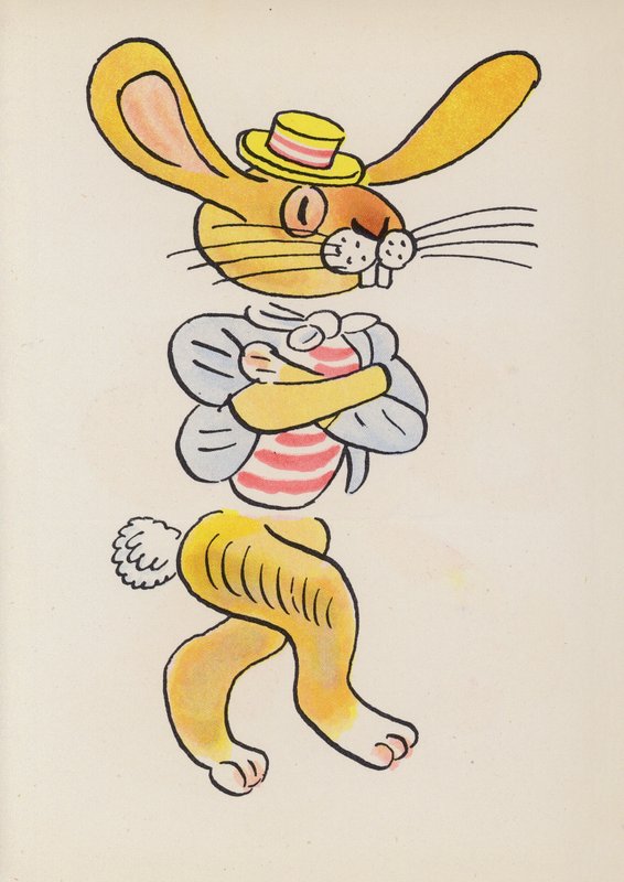 Lukuja lastenkirjoista: Brer Rabbit (värilitografia) tekijältä Walter Trier