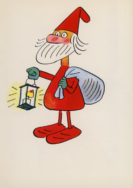 Lukuja lastenkirjoista: Seitsemän kääpiötä (värilitografia). tekijältä Walter Trier