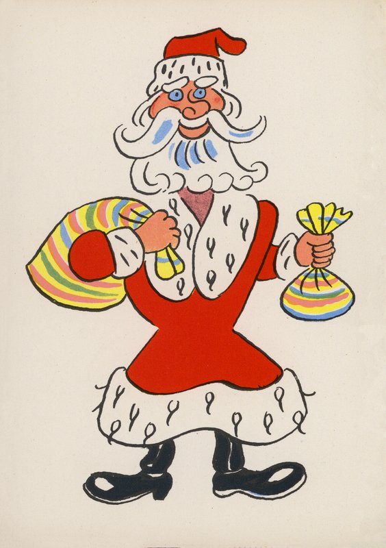 Yksi Walter Trierin hulluista ihmisistä (värilitografia). tekijältä Walter Trier