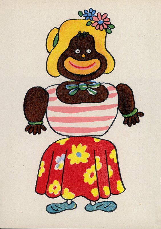 Yksi Walter Trierin hulluista ihmisistä (värilitografia). tekijältä Walter Trier