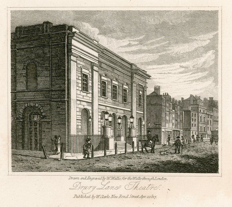 Drury Lane Theatre, Lontoo tekijältä Walter Wallis