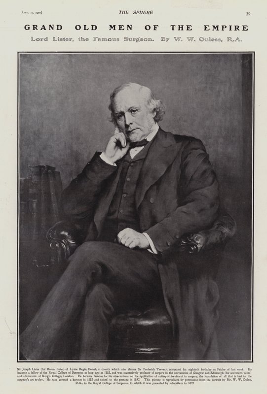 Joseph Lister tekijältä Walter William (after) Ouless