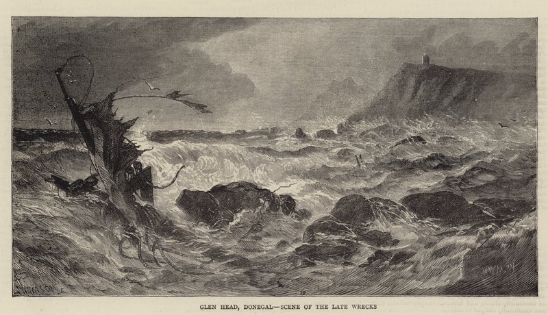 Glen Head, Donegal, Scene of the Late Wrecks tekijältä Walter William May