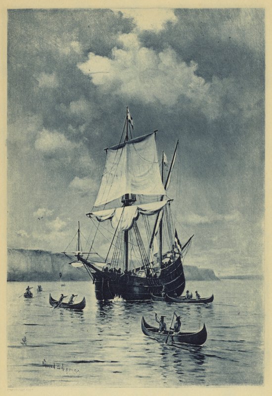 Hudsonin löytö (litho) tekijältä Warren Sheppard
