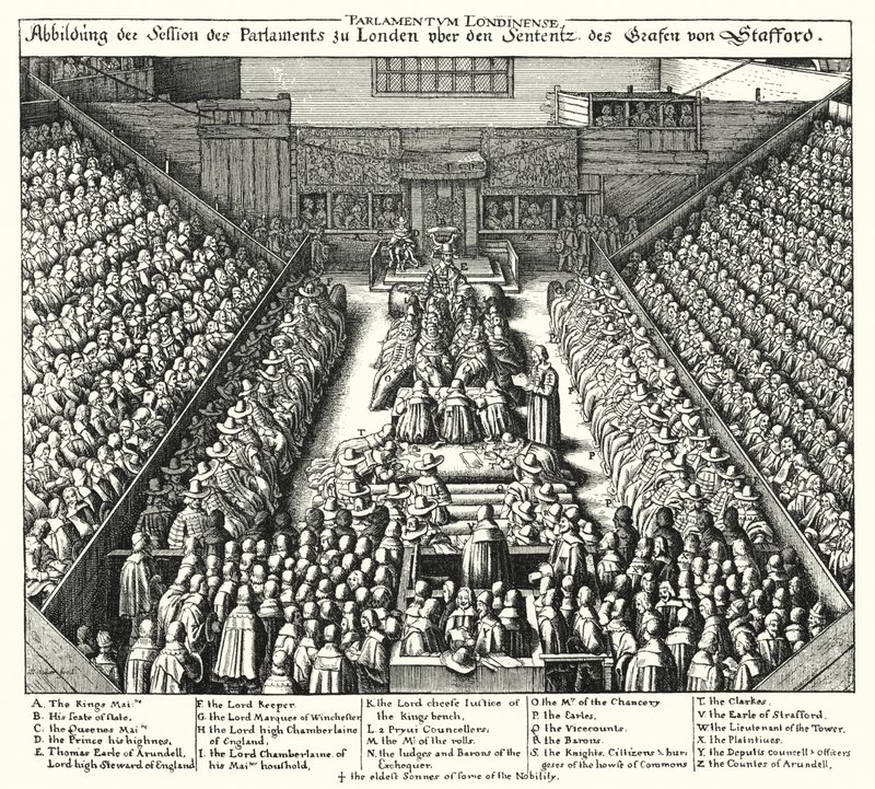 Thomas Wentworthin oikeudenkäynti tekijältä Wenceslaus (after) Hollar