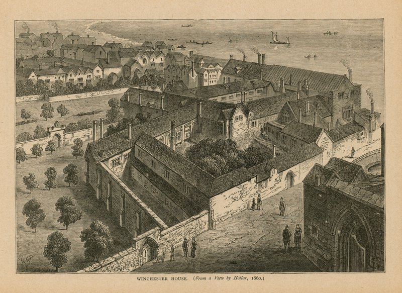 Ilmakuva Winchester Housesta tekijältä Wenceslaus Hollar
