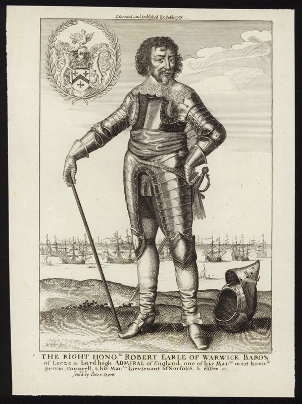 Oikea arvoisa Robert Earl of Warwick tekijältä Wenceslaus Hollar