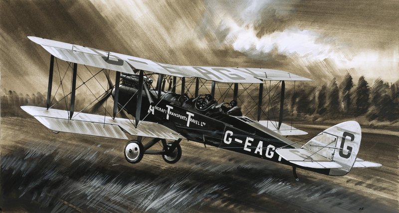 Aircraft Transport  Travel Ltd:n De Havilland DH98. tekijältä Wilf (20th century) Hardy