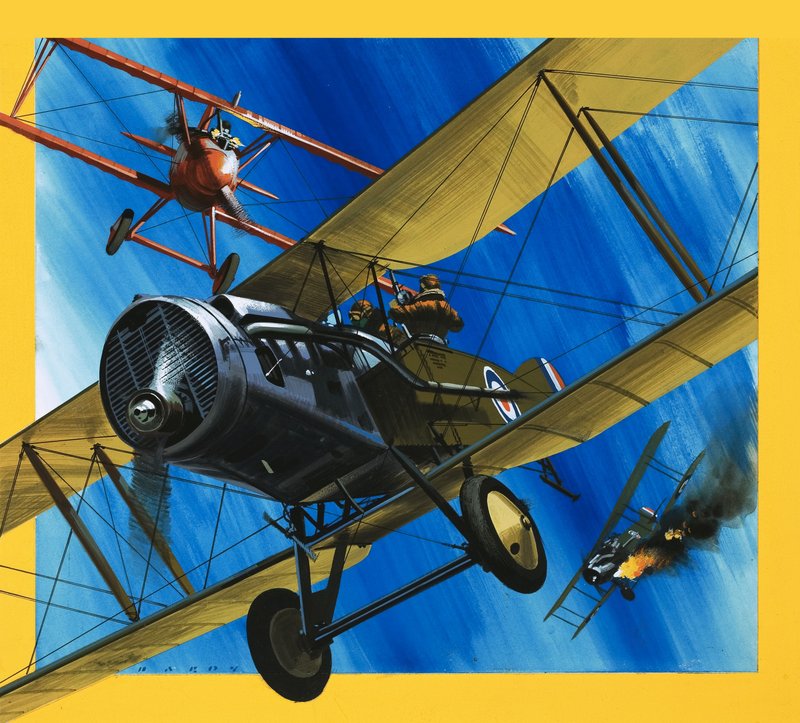 Lentokoneet menneisyydestä: Bristol F2B -hävittäjä tekijältä Wilf (20th century) Hardy