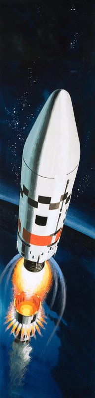 Avaruusraketti tekijältä Wilf (20th century) Hardy