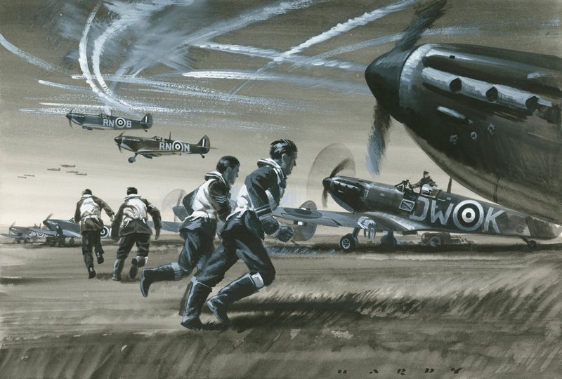 Britannian taistelu tekijältä Wilf (20th century) Hardy