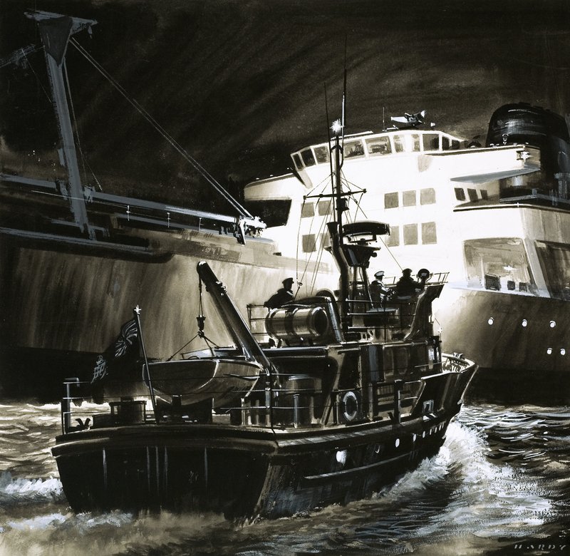 Brittiläinen elämäntapa: Britannian rannikkovartioston veronmurtajat. tekijältä Wilf (20th century) Hardy