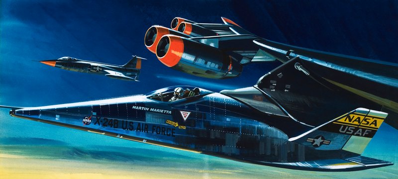 Martin Marietta X-24B-sukkula tekijältä Wilf (20th century) Hardy