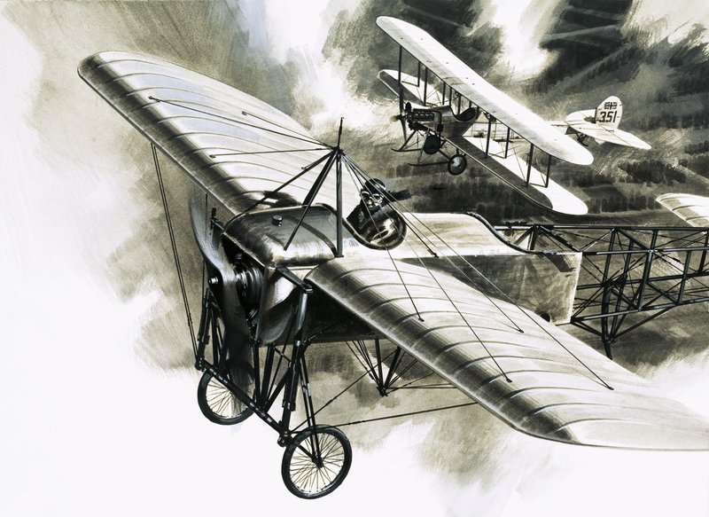 RFC:n ensimmäinen tiedustelulento... tekijältä Wilf (20th century) Hardy