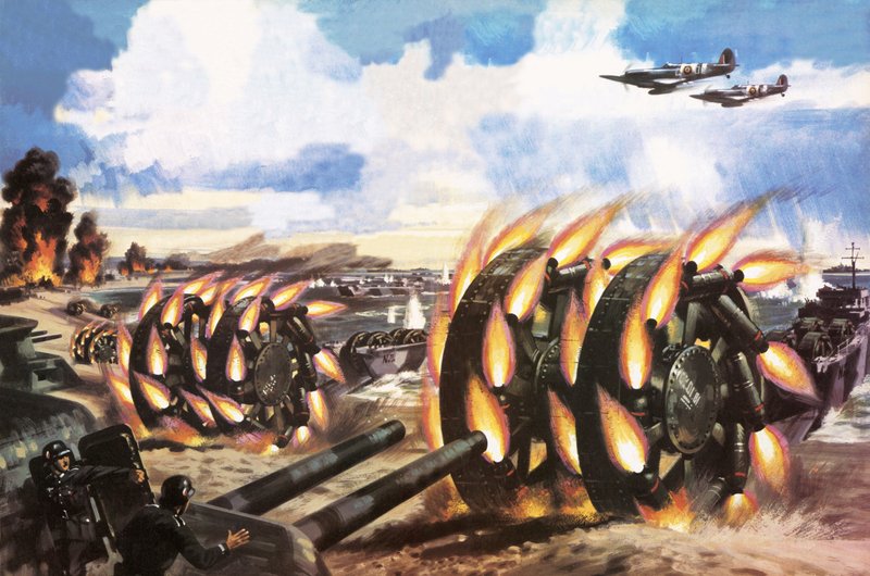 Mahtava Panjandrum, ase, joka ei toiminut, - tekijältä Wilf (20th century) Hardy