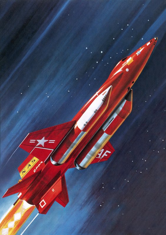 Tunnistamaton NASA:n rakettikone tekijältä Wilf (20th century) Hardy