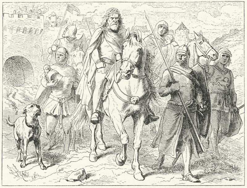 Enric el Lleó, duc de Saxònia, abans de Bardowiekfinnish tekijältä Wilhelm Camphausen