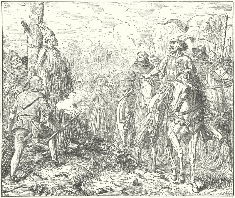 Jan Husin teloitus tekijältä Wilhelm Camphausen