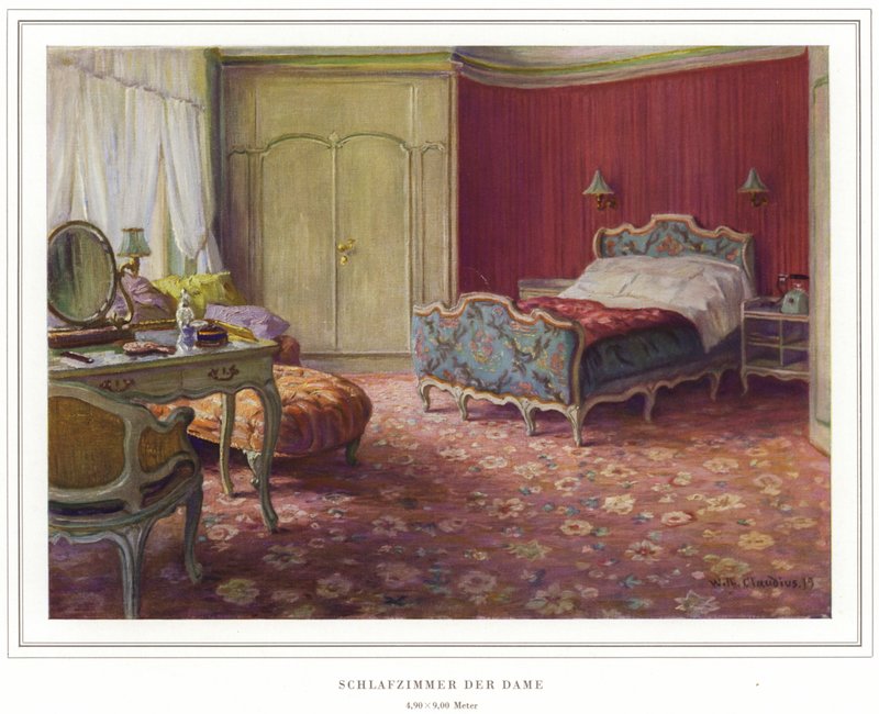 Matonvalmistajien liiketoiminta Halbmond-Teppichfabrik Von Koch Und Te Kock (värilitho) tekijältä Wilhelm Ludwig Heinrich Claudius