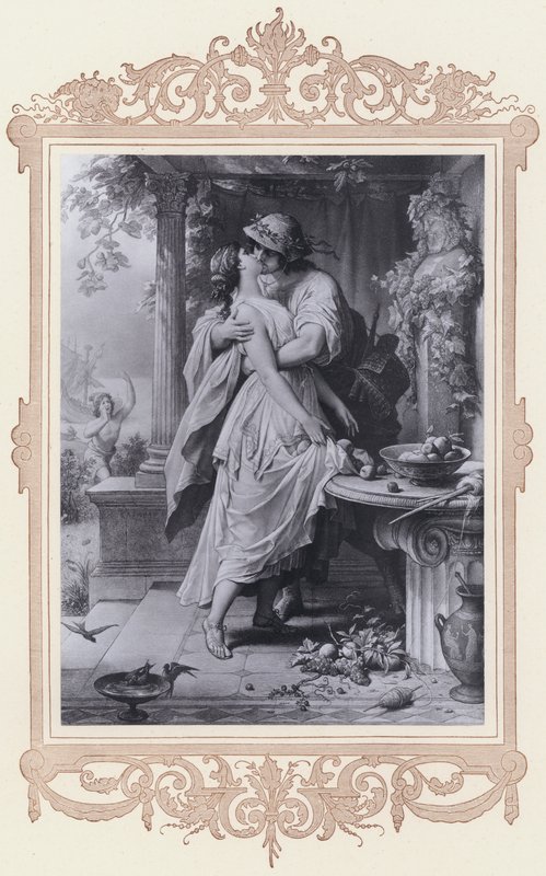 Dora, Alexis ja Dora (litho) tekijältä Wilhelm von (after) Kaulbach