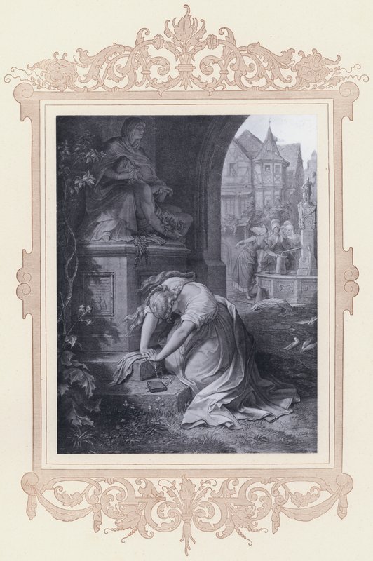 Gretchen, Mater Dolorosa (jäsenet) tekijältä Wilhelm von (after) Kaulbach