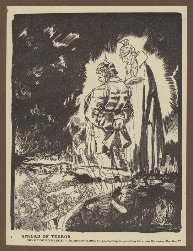 Terrorin leviäminen (litho) tekijältä Will Dyson