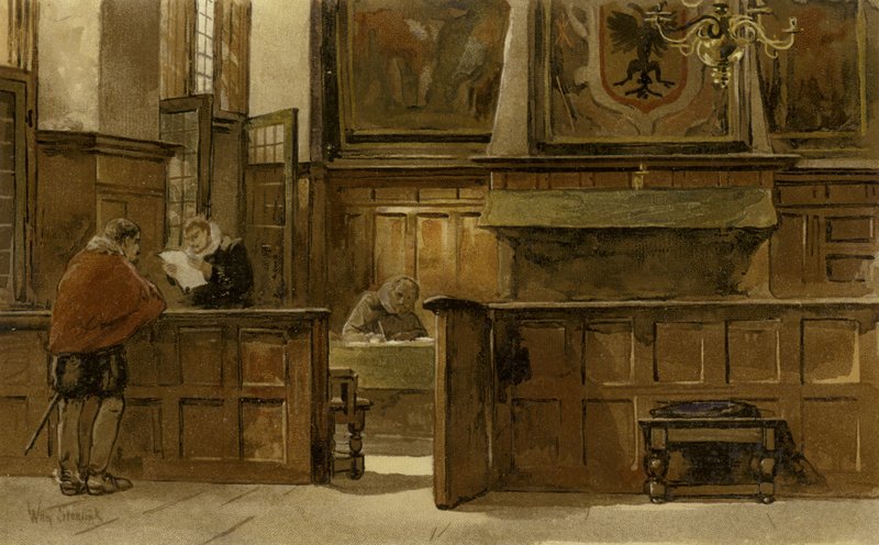 Kaupungintalon valtuustohuone, Naarden, 1603 tekijältä Willem II Steelink