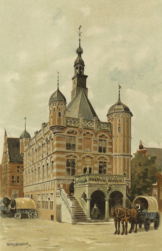 Waag (punnitushuone), Deventer, Alankomaat, 1528. tekijältä Willem II Steelink